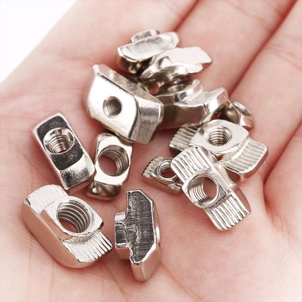Series Home Improvement T-Slot EU Standard Aluminum Profiles Thread T Nut Nuts Fasteners Hardware