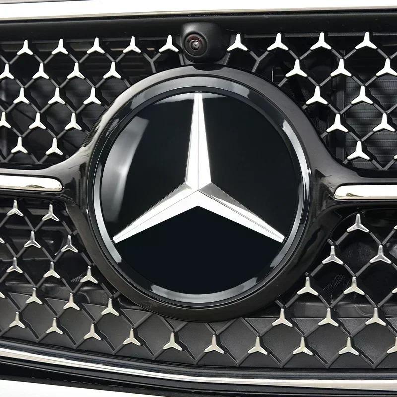 3D 188mm Front Grille Star Logo Emblem Badge For Mercedes-Benz C Class 2014-2018 GLC Car Emblems NY0