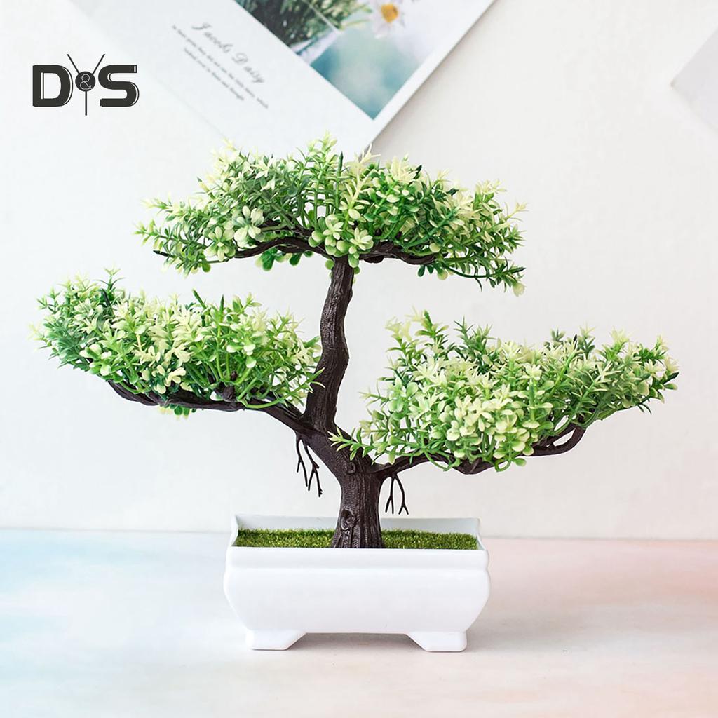 Искусственный бонсай в горшке для декора