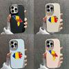 N91 Moldova Flag Art Soft Back Cover for Samsung S24 Ultra A14 iPhone 16 Pro Max Xiaomi Redmi Note13 Plating Frame Camera Protector Case