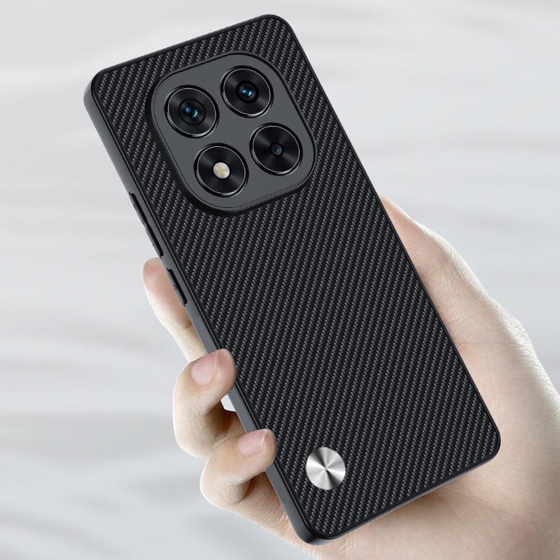 Чехол для Redmi Note 15 Pro / Note 15 Pro Plus 5G Текстура волокна PU-кожа Чехол-фунда для телефона для Xiaomi Redmi Note 15 5G Capa