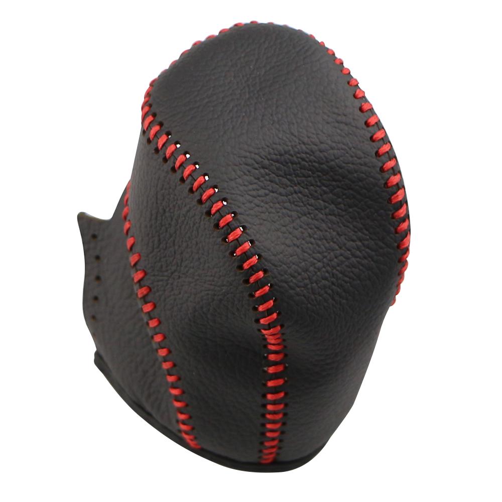 For Volkswagen VW Polo Tiguan Golf 5 6 7 Mk7 Passat B5 B6 B7 CC Jetta AT Automatic Gear Shift Knob Cover Leather Gear Collars