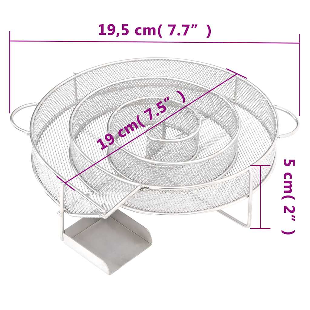 Smoker with Cold Smoke Generator Galvanized Steel