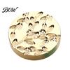 Decorative Wax Stamp Head Lily Floral Brass Seal Head, Cute Plant Themed Engraved Small Sealing for Journal Card Gift Wrapping Wedding Invitation