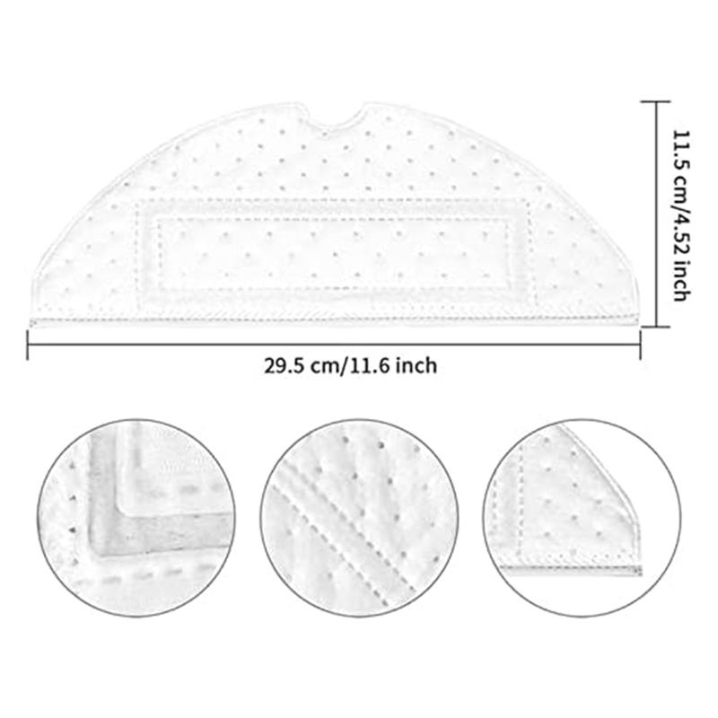 20PCS Disposable Mop Pads for Xiaomi Roborock S7 S7Plus S7Max T7S T7S Plus Robot Vacuum Cleaner Replacement Parts