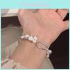 Lily Of Gorgeous The Valley Floral Bracelet Adjustable Open End Chic Womens Jewelry