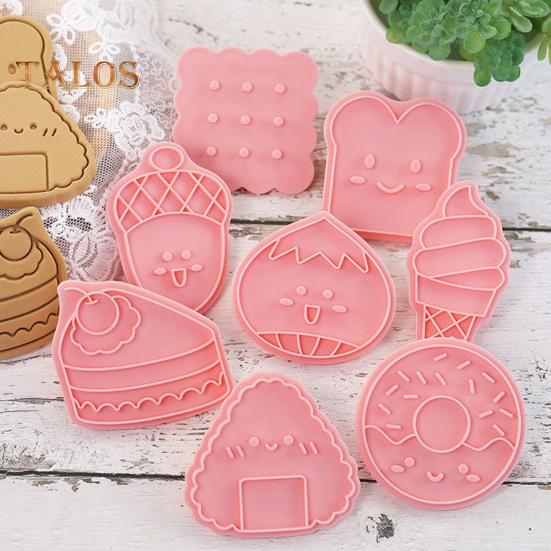 8 шт., форма для печенья, рождественская мультяшная форма для печенья, милые изысканные формочки для печенья «сделай сам», для домашнего фестиваля