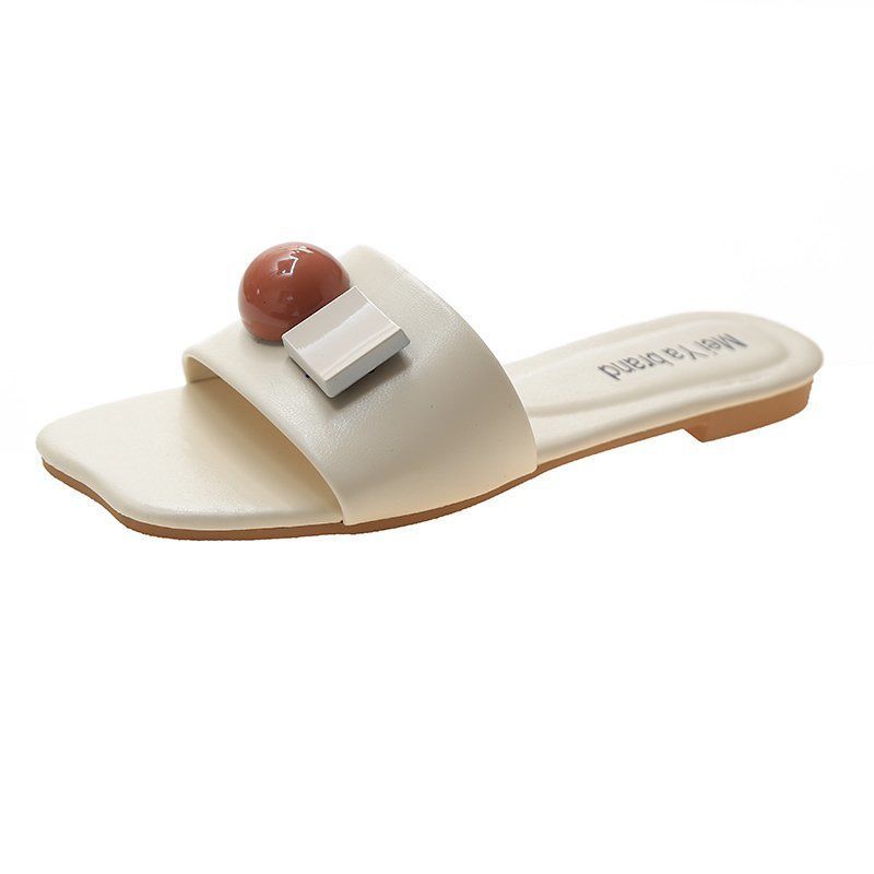 Обувь с открытым носком, лето 2024, женские тапочки на плоской подошве и сандалии, черные шлепанцы, роскошные сандалии H, дизайнер Y по акции F