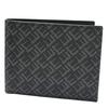 Мужской кошелек-портмоне Dunhill Signature на 4 отделения для кредитных карт и отделение для монет, черный, DU21R2320LT 001