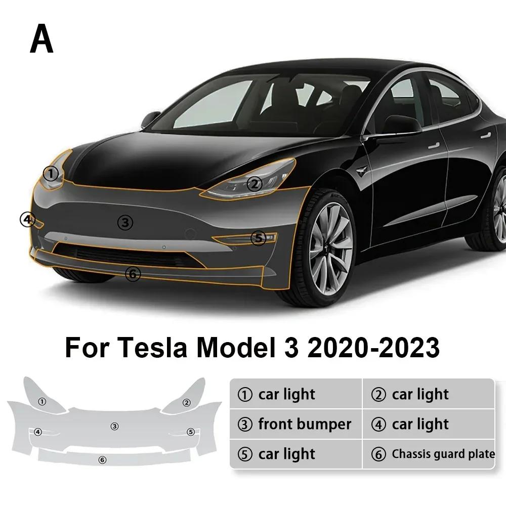 For Tesla Model Y 3 Car Sticker 2020-2025 Paint Protection Film Clear Bra PPF Anti Scratch PreCut Car Body Film Cover