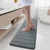 Olanly Soft Memory Foam Bathroom Bath Mat Absorbent Non-Slip Bath Mat Washable Comfortable Bath Mat Easy to Dry For Bathroom Rug