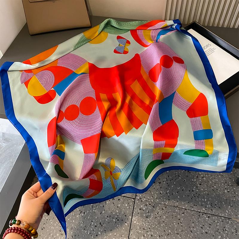 RUNMEIFA Роскошный брендовый новый летний женский шелковый шарф пляжный хиджаб шали и накидки женский платок Бесплатная доставка