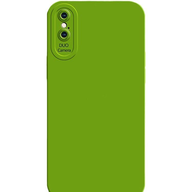 Применимо к чехлу для мобильного телефона iphone xs max, новый чехол для apple xr с ангельским глазом, прямой край, жидкий силиконовый защитный чехол x/xs