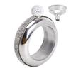 Stainless Steel Hip Flask Rhinestone Bracelet bottle Durable Bracelet flagon