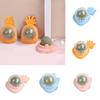 Cat Catnips Toy Bite-resistant Natural Material Cartoon Pineapple Shape Chew Catnips Ball
