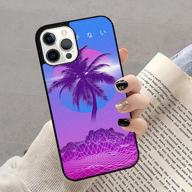 Эстетичный триповый чехол для телефона Vaporwave Capa для iPhone 17 Air 16 16e 15 Plus для Apple 13 11 12 14 Pro Max Чехол fundas