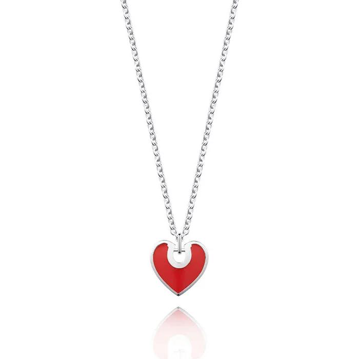 Серебряное ожерелье Luv-it в форме сердца H0179