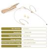 Headset Mic 1.2m Double Earhook For Shure Wireless