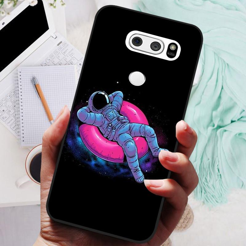 Чехол для LG V30 V30+ Милый Кот Расписная Задняя Крышка Телефона Для LG V35 V30S Thinq Funda Силиконовый Мягкий Для LGV30 V30 Plus Чехлы Coques