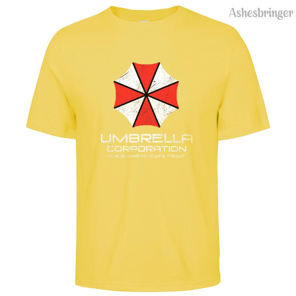 Мужская хлопковая футболка с графикой Umbrella Corporation, уличная повседневная футболка для мужчин и женщин