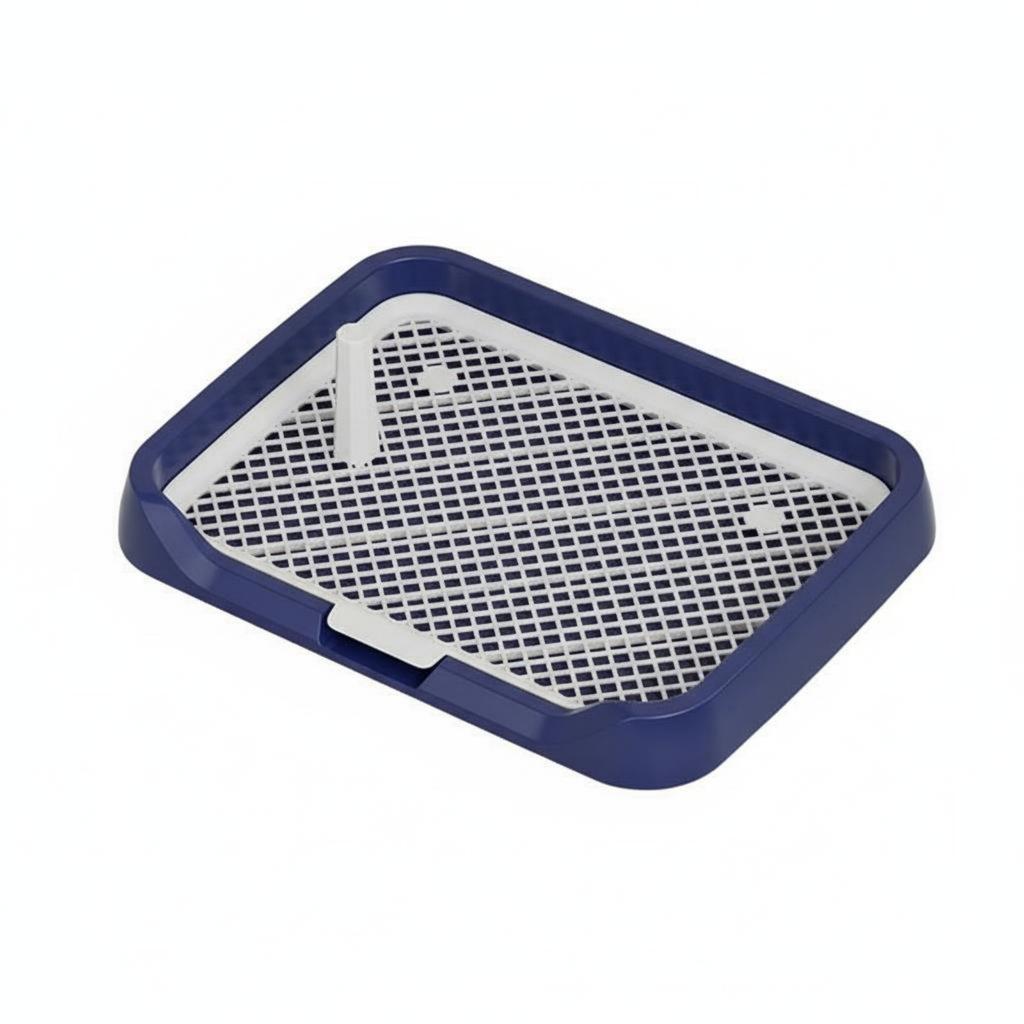Indoor Dog Potty with Mesh Panel Easy to Clean Indoor Dog Potty Tray Puppy Training Toilet Fast Drainage Pet Supplies