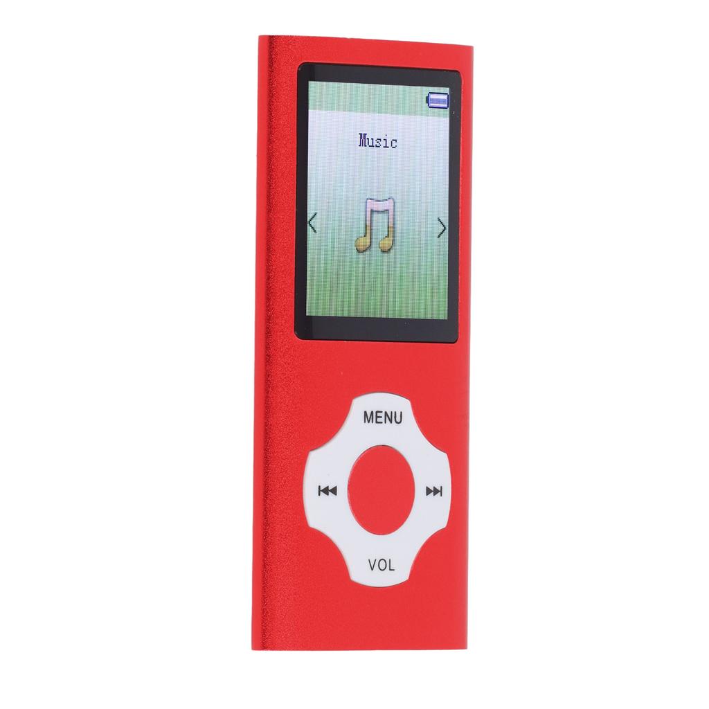 MP3 MP4 Player Ultra Slim 1.8 Inch Color Screen 16GB Small Memory Card Portable HiFi Music Player