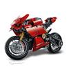 LEGO 42107 Technic Мотоцикл Ducati Panigale V4 R, Коллекционная модель супербайка для демонстрации, Конструктор с коробкой передач и рабочей подвеской