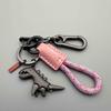 Yousheng Dinosaur Charm Keychain Zinc Alloy Animal Keyring Keys Backpacks Handbags Keychain Stylish Accessories