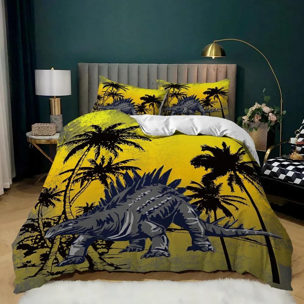Animal Duvet Cover Set 23Pcs Deer Autumn Forest Leaves Bedding Set Wild Animals for Teens Queen King Size Polyester Quilt Cover