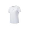 Футболка с коротким рукавом и круглым вырезом Li Ning Running Series, стандартная белая ATST066-4
