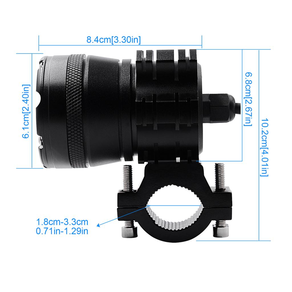 2 шт. светодиодные фары для мотоцикла 12 В 60 Вт 4000 лм светодиодные фары для мотоцикла, фары дальнего света, вспомогательные фары DRL с выключателем