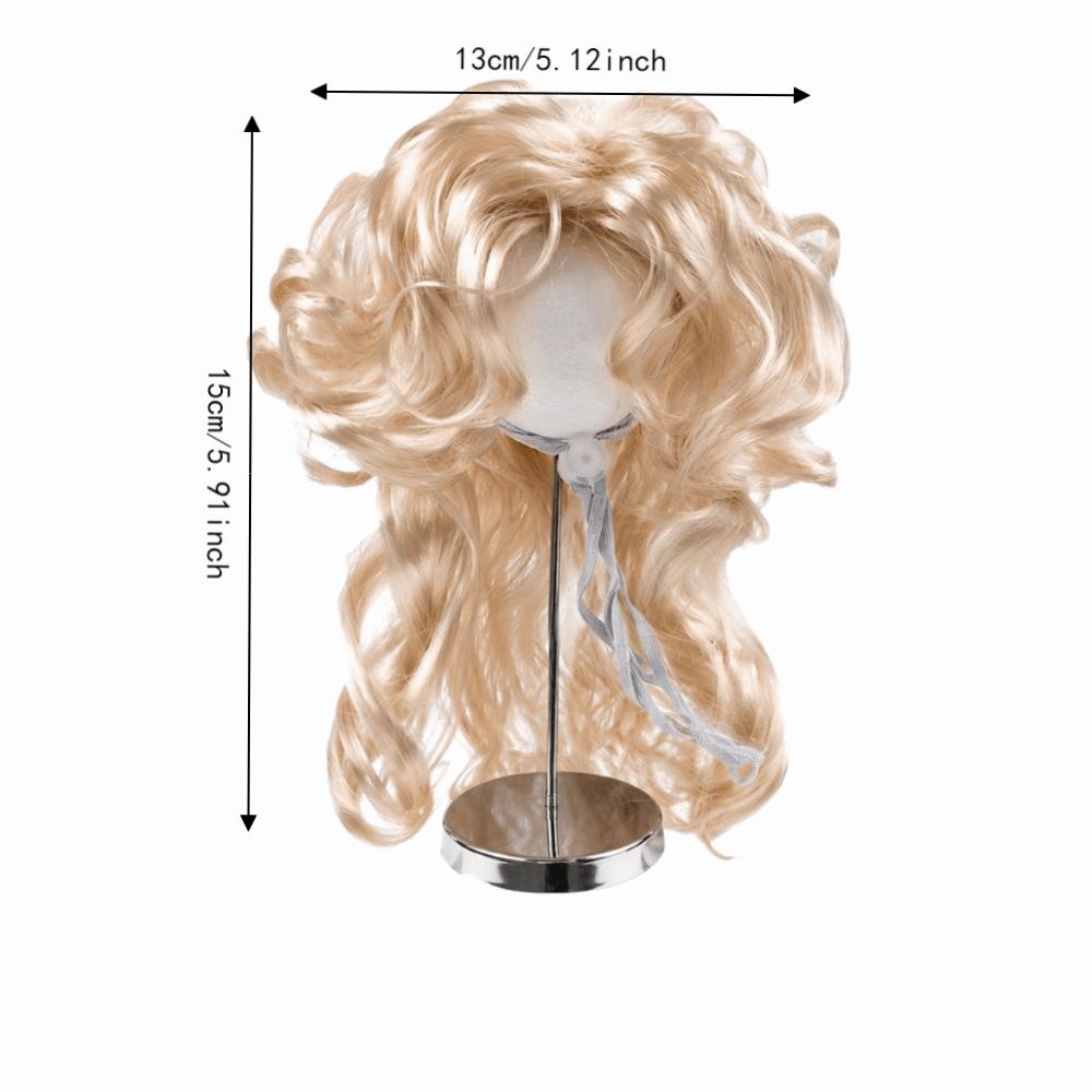 Novelty Pet Cosplay Wig Adjustable Cat Headdress Spoof Wig Funny Pet Wig Pet Shows