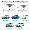 Car Sunshade Umbrella Car Front Window Sunshade Cover For BMW M Emblem E46 E36 E34 F10 E90 F30 E60 F30 E53 E30 E92 E87