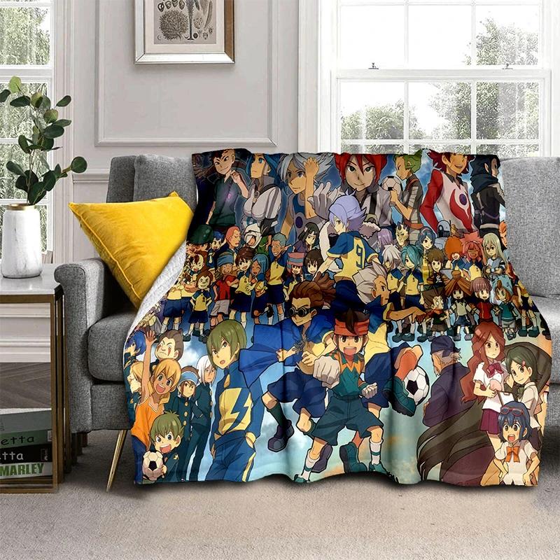 3D Inazuma Eleven Mark Evans Anime Cartoon Soft Plush Blanket,Flannel Blanket Throw Blanket for Living Room Bedroom Bed Sofa Kid