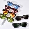 Borregls Acetate Polarized Sunglasses Women 2026 New Brand Designer Vintage Square Sun Glasses Men Mirrored Shades FELLINII