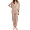 Top and Bottom Room Long Cardigan Adults [Vincent House] Women's Pajamas, Set, Loungewear, Wear, Sleepwear, Soft, Loose, Sleeves, Cute, Thin, Loose,