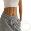 Imitation Pearl Temperament Waist Chain Set Women's Simple Round Bead Fine Chain Body Chain