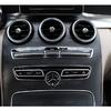 Car Styling Console Panel Cover Frame Trim Stickers Fit For Mercedes Benz C Class W205 2015-2017 GLC Auto