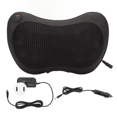 Подушка для массажа спины и шеи Шиацу, 3D-разминание глубоких тканей, уменьшение боли, подогрев массажной подушки для автомобиля