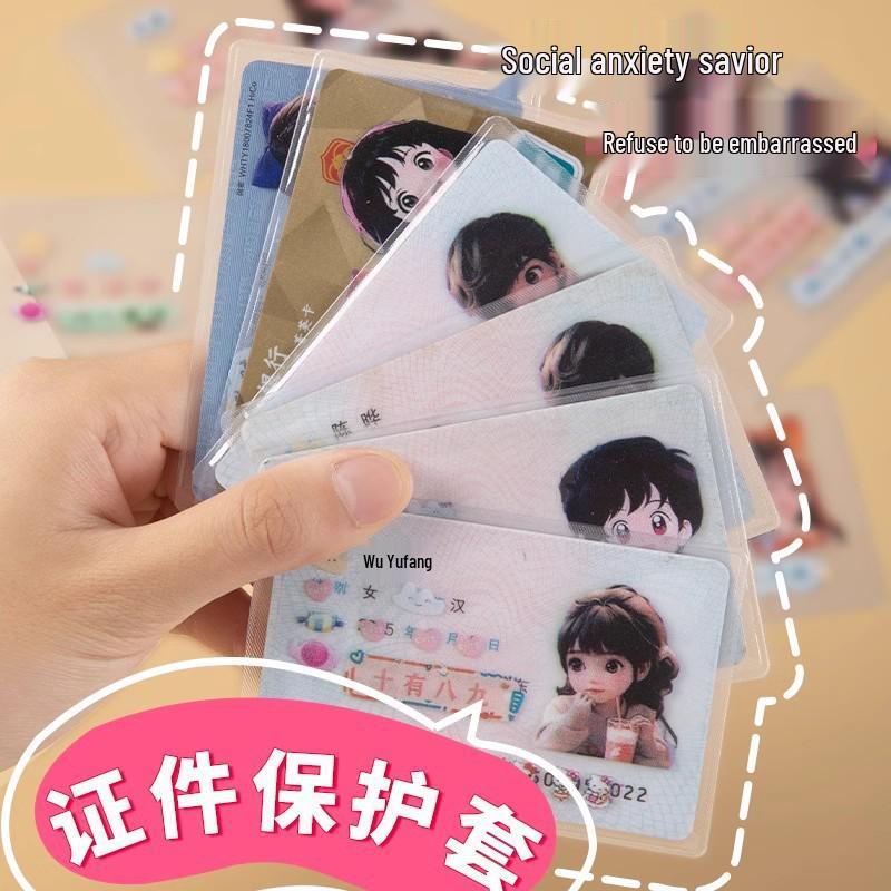 Мультяшный держатель для ID и банковских карт с защитой от размагничивания и конфиденциальности - Бесплатная доставка