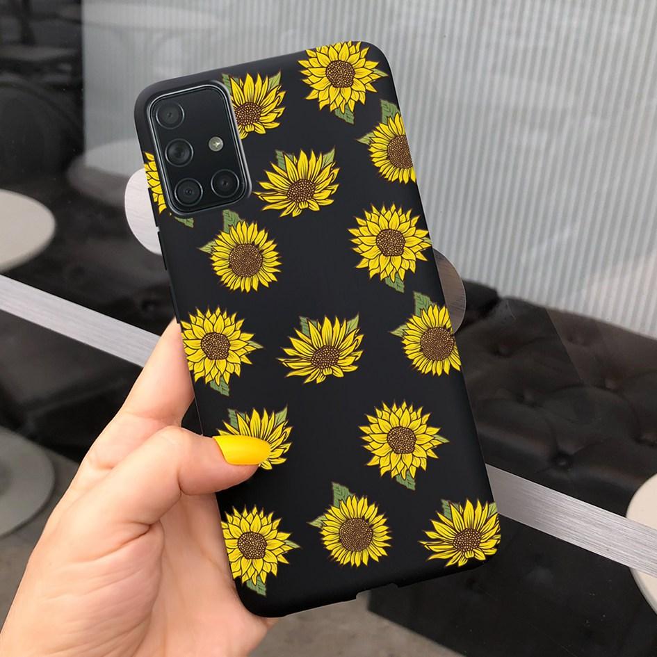 A51 A71 Case For Samsung Galaxy A51 4G Soft Touch Silicon Cover Shockproof Bumper Back Protector Bag for Samsung A 51 A 71 Coque