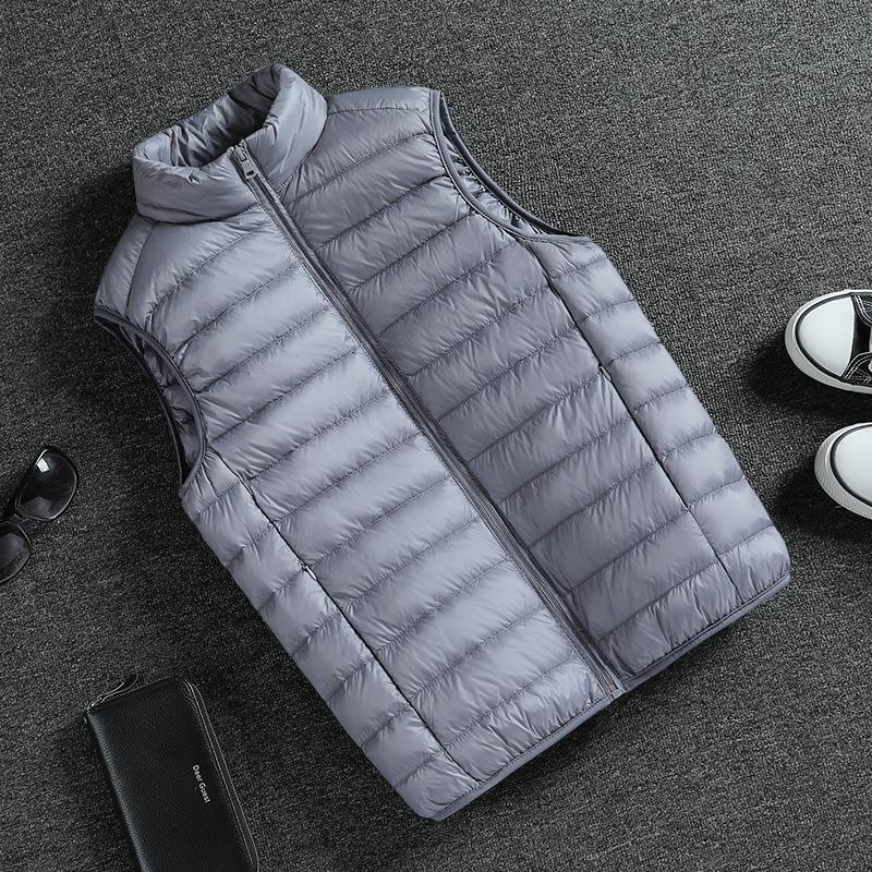 Men's Light Thin Vest Autumn Winter New Fashionable Casual Cotton Vest Loose Fashionable Jacket