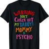 Забавные футболки для папы Не смотрите на моего папу Мама психопатка Футболка