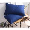 Pillowcases - NAVY - 100% Cotton - 50x70 Cm - Set of 2 - Plain