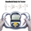 Ручной тестер жира в организме с ЖК-дисплеем, большой экран, высокая точность, легко читаемый многофункциональный измеритель ИМТ, монитор жира в организме