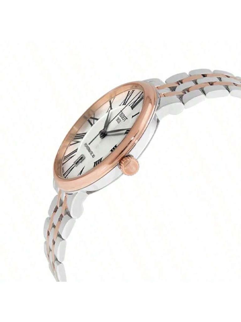 Tissot Серия Carson Zenme, автоматический механический механизм, модные и классические мужские часы, Rui Watch, белый циферблат 40 мм, T122.407.22.033.00