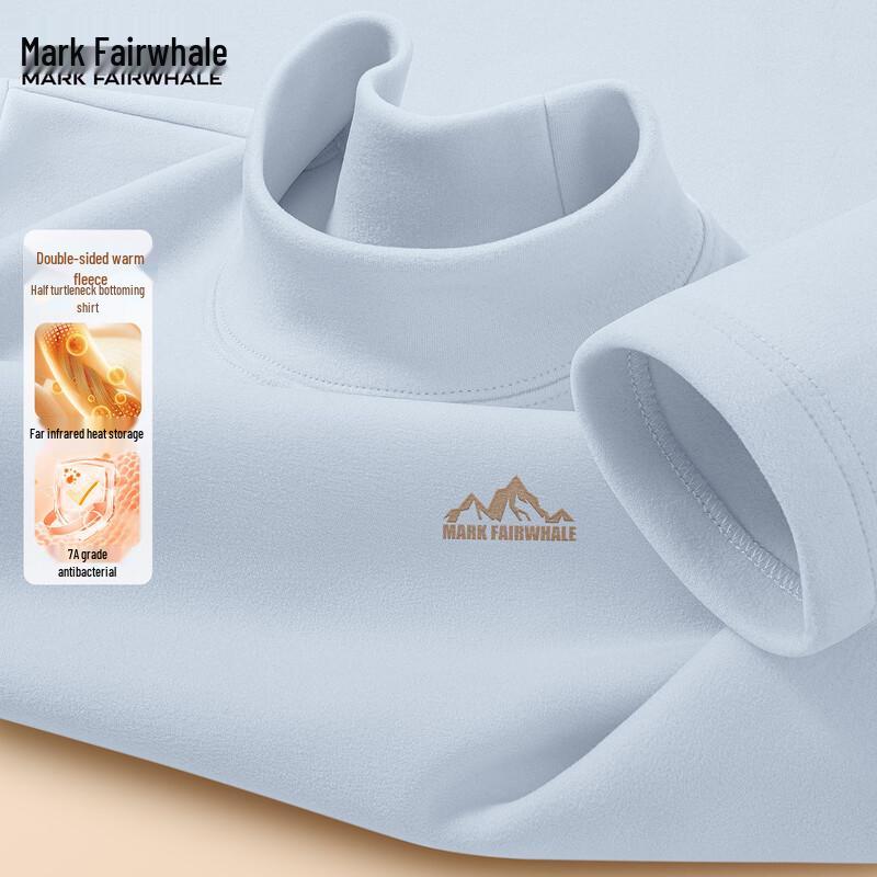 Mark Fairwhale Men's Semi-High Neck Long Sleeve T-Shirt