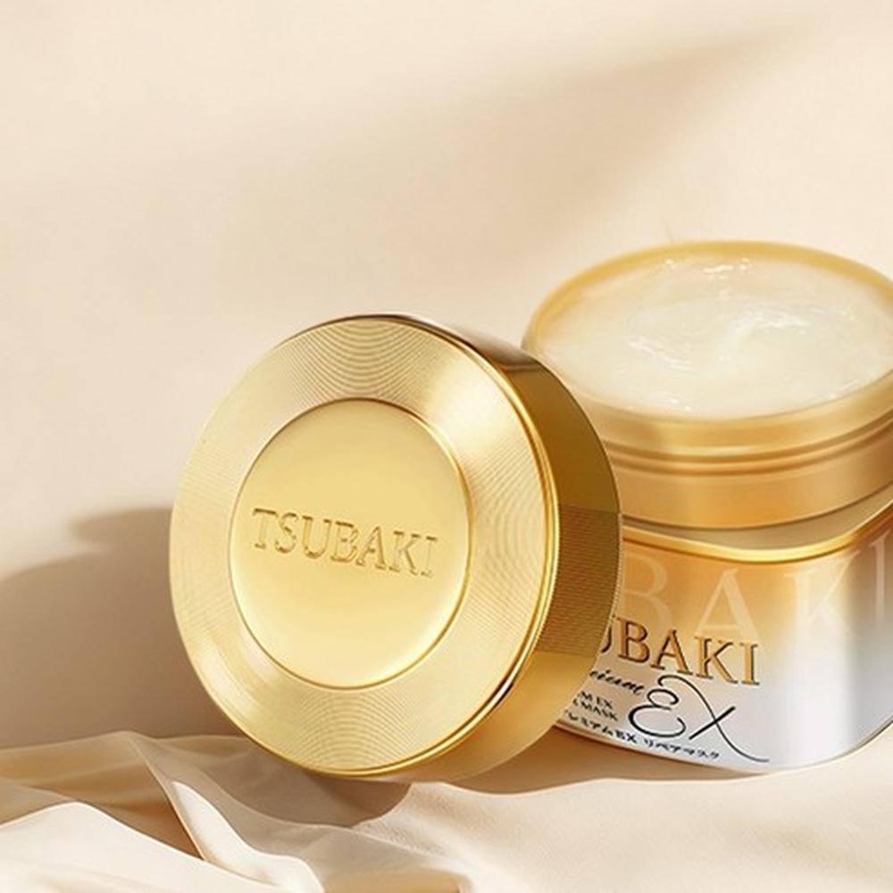 Tsubaki Премиум-маска для волос EX Repair 180 г – Интенсивное восстановление, Питание волос, Корейская