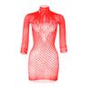 Women's Sleeve Mesh Bodycon Mini Dress Long Cover Up Dress Backless