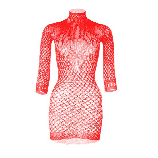Women's Sleeve Mesh Bodycon Mini Dress Long Cover Up Dress Backless
